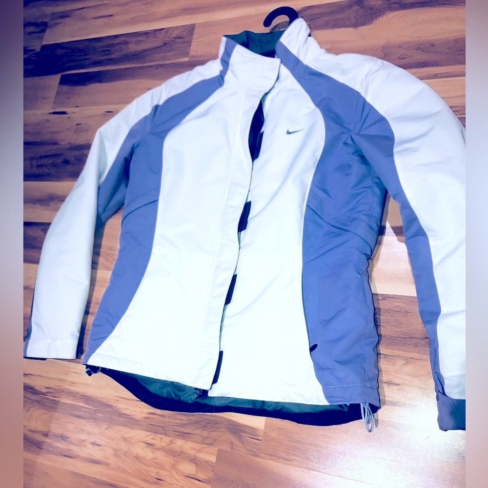 NIKE winter white, gray and lilac winter jacket
